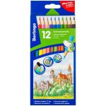 Карандаши цветные Berlingo "Замки", 12 цветов, шестигранные