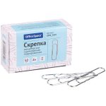 Скрепки, 50 мм, гофрированные оцинкованные, 50 шт., OfficeSpace