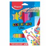 Цветные карандаши MAPED "Color Peps", 36 цветов, трехгранные