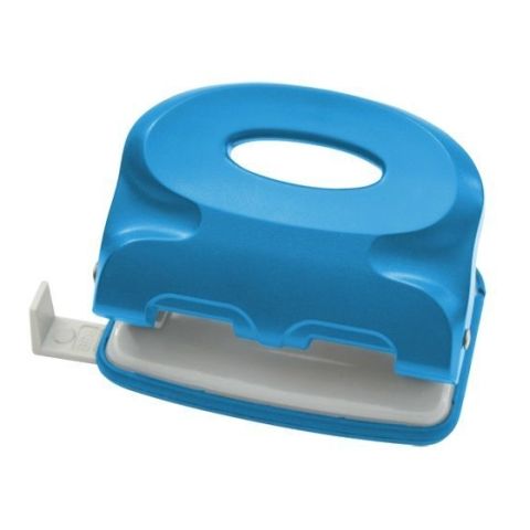 Дырокол COLOURPLAY, до 15 листов "INDEX", неоновый голубой, арт. ICP115/BU, цена, купить в Минске
