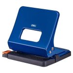 Дырокол "DELI-0142", до 25 листов, синий