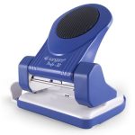 Дырокол KANGARO "Perfo-30", до 30 листов, синий