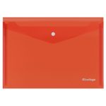 Папка-конверт на кнопке А4 Berlingo "No Secret", 200 мкм, прозрачная — изображение 3