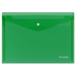 Папка-конверт на кнопке А4 Berlingo "No Secret", 200 мкм, прозрачная — изображение 4