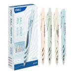 Ручка шариковая автоматическая Deli "Q70" 0,7 мм, синяя — изображение 6