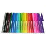 Фломастеры DELI "ColoRun" 24 цвета, круглые, картонная коробка — изображение 2