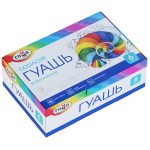 Гуашь Гамма "Классическая", 6 цветов, 20 мл.