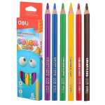 Карандаши цветные "JUMBO", трехгранные, 6 цветов, 00660c