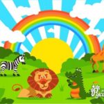 Картина по номерам 30х40 "Звериная прогулка"