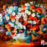 Картина по номерам 40х50 "Цветочное настроение"