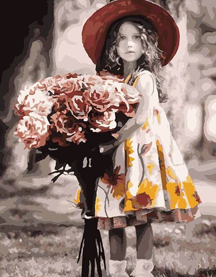 Картина по номерам 40х50 "Огромный букет"