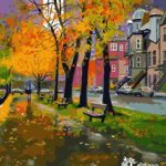 Картина по номерам 40х50 "Осень в парке"