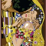 Картина по номерам 40х50 "Поцелуй"