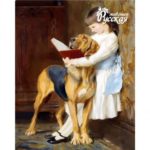 Картина по номерам 40х50 "Чтение урока"