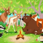 Картина по номерам 40х50 "Жители леса"