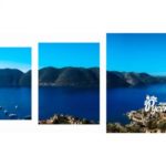 Картина по номерам триптих "Тихая гавань"
