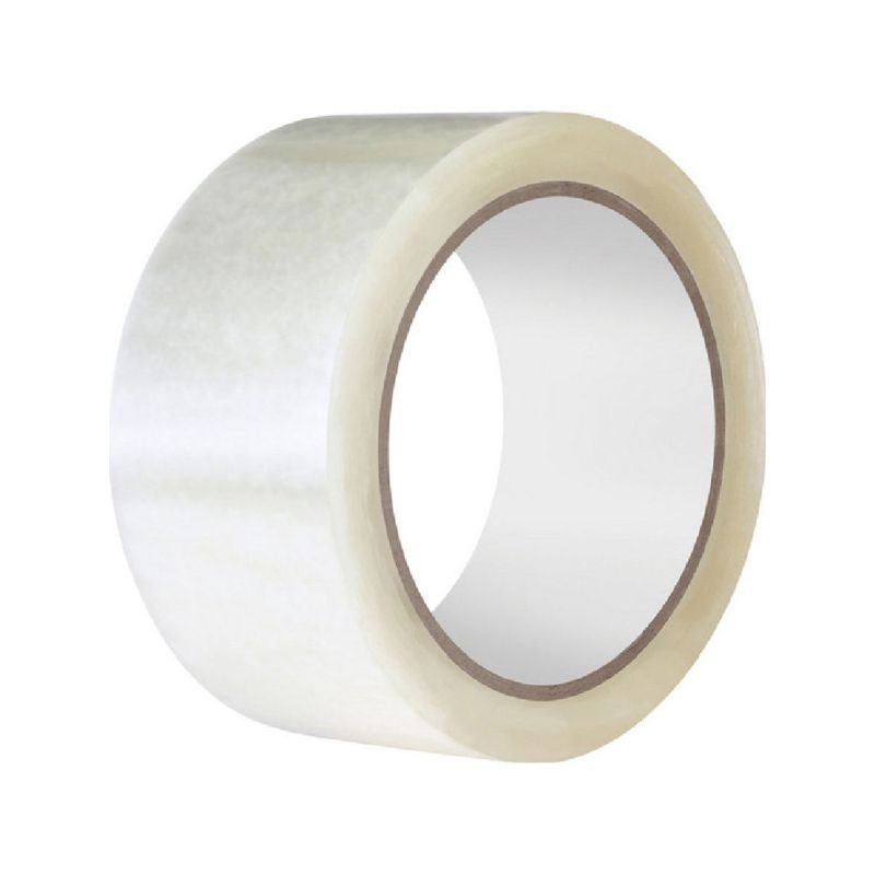 lenta_upakovochnaya_48_mm_50_m_prozrachnaja Лента упаковочная, 48 мм*66 м, прозрачная — изображение 1