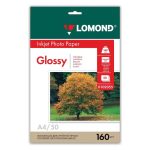 Фотобумага А4 "Lomond" 160 г/м2, глянцевая односторонняя, 50 л.