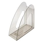 Лоток для бумаг "2000", вертикальный, прозрачный дымчатый, цена, купить в Минске