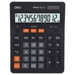 Калькулятор 12 разрядный DELI М444, черный