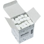 Мелки школьные, белые "ArtSpace", квадратные, 20 штук