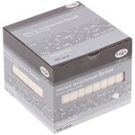 Мелки белые школьные "Гамма", мягкие, квадратные, 100 шт.