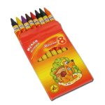Мелки восковые Гамма "Мультики", круглые, 8 цветов — изображение 2