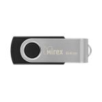 Флэш-накопитель USB 2.0 Mirex "SWIVEL BLACK", 64 Гб