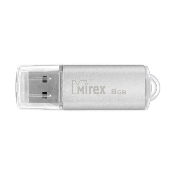 Флэш-накопитель USB 2.0 Mirex "UNIT SILVER", 8 Гб