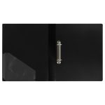 Папка на 2-х кольцах СТАММ "Стандарт" А4, 40 мм, 700 мкм, черная — изображение 2