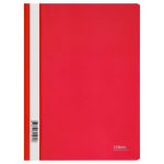 Папка-скоросшиватель с прозрачным верхом, пластик "СТАММ", А4, 180 мкм