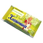 Мыло хозяйственное "Хозяюшка" 65%, лимонная свежесть, для стирки и удаления пятен, 180 г