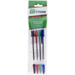 Набор шариковых ручек "Оптима", 4 цвета, арт. ОР07