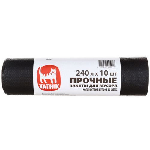 Пакеты для мусора "Хатнiк" 240 литров в рулоне