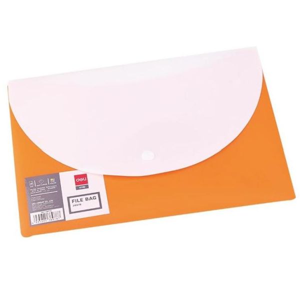 papka_konvert_na_knopke_a4_deli_2-otdeleniya_38977 Папка-конверт на кнопке А4 "Deli", 2 отделения, 180 мкм, 38977