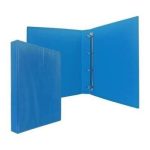 Папка на 4 кольцах, ПВХ, 35 мм, голубая "PANTA PLAST"