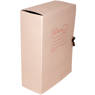 Папка на завязках архивная, А4, картон, 100 мм