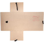 Папка на завязках архивная, А4, картон, 70 мм