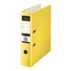 Папка-регистратор 75 мм, ПВХ "Tiralana Vinil", желтая
