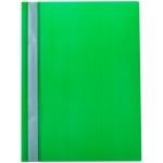 Папка-скоросшиватель с прозрачным верхом, пластик "OfficeSpace", зеленая