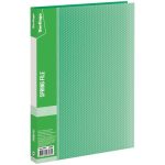 Папка-скоросшиватель с пружинным скоросшивателем "Diamond", зеленая