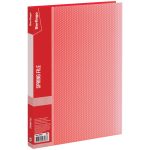 Папка-скоросшиватель с пружинным скоросшивателем "Diamond", красная