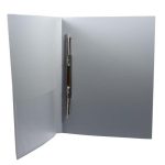 Папка-скоросшиватель с пружинным скоросшивателем "Standard", серая