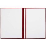 Папка ХУДОЖЕСТВЕННАЯ РАМКА 1, бумвинил, красная, арт. АПБ4-001