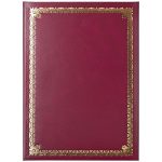 Папка "ХУДОЖЕСТВЕННАЯ РАМКА 3", бумвинил, красная, арт. АПБ4-003