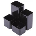 Подставка для канцелярских принадлежностей "ЮНИОР" черная