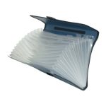 Портфель с эргономичной ручкой на 13 отделений, серый, арт. SEF810/GR "SPONSOR"