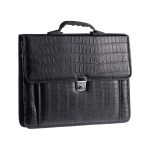 Портфель "Palermo", кожзам кайман, 3 отделения