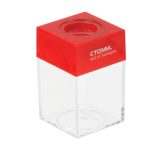 Скрепочница магнитная СТАММ, без скрепок, ассорти