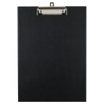 Планшет с зажимом OfficeSpace А4, ПВХ, черный